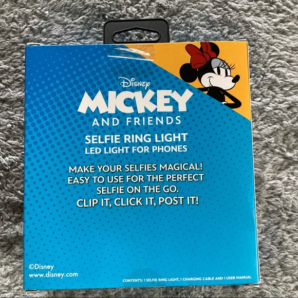 Disney Mickey and Friends Selfie Ring Light LED light for phones - Picture 2 of 2